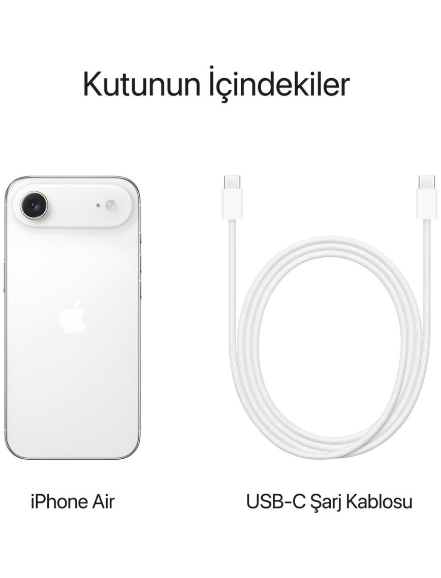 Apple iPhone Air 1 Tb Pamuk Beyazı